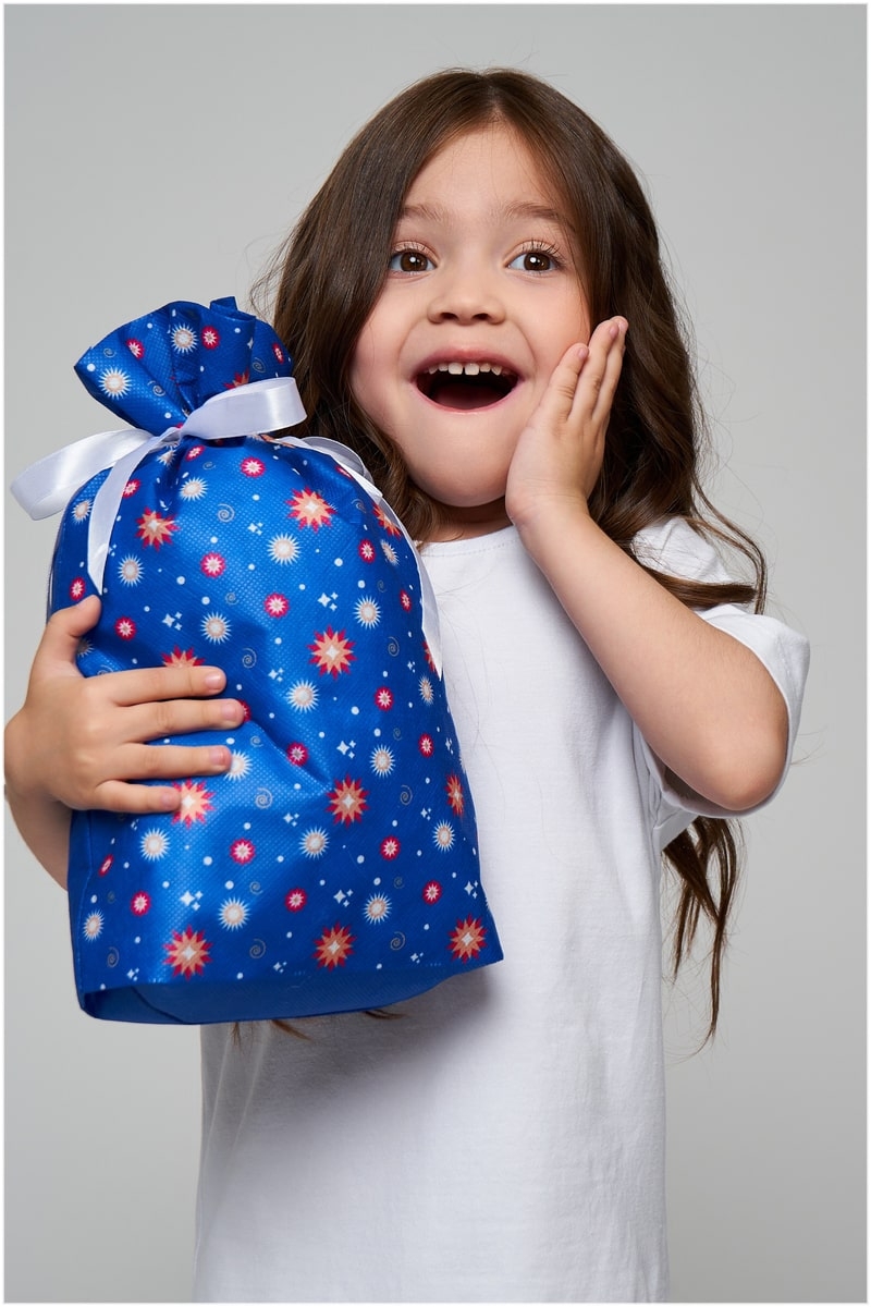 Детский подарок Узор синий 1000г